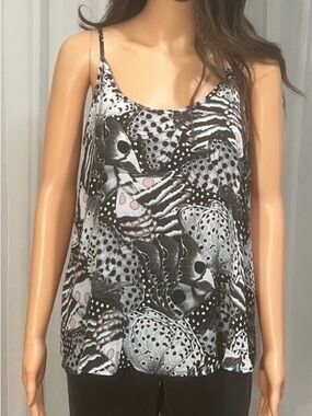 Apt. 9 Monochrome Abstract Camisole